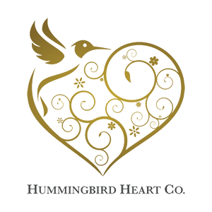 Hummingbird Heart Logo